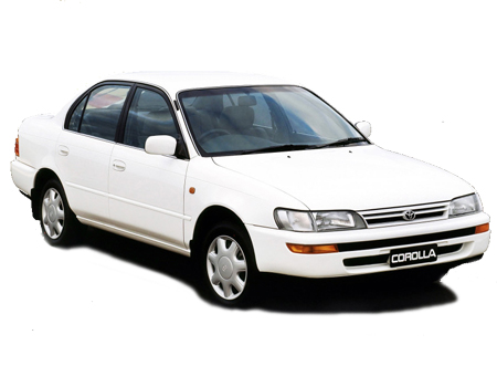 EVA автоковрики для Toyota Corolla VII (E104) 4WD 1991-1997 Правый руль (седан+универсал) — corollae100